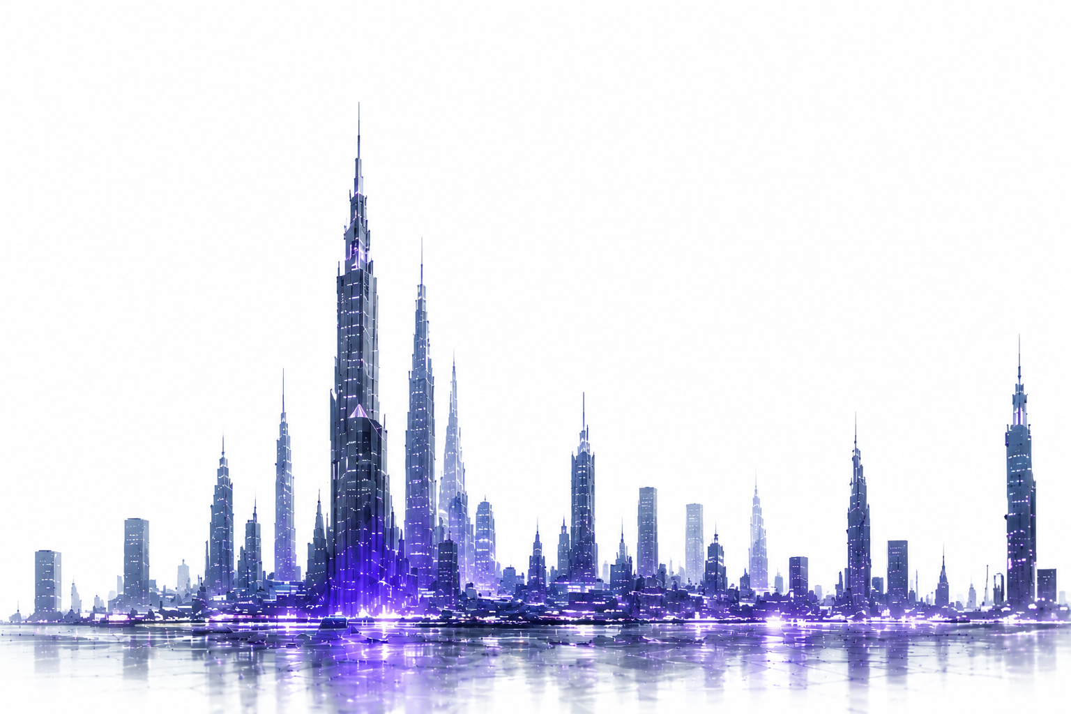 Futuristic City Skyline